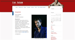 Desktop Screenshot of luxadam.hu